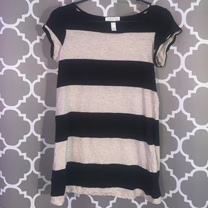 Short stripped casual dress